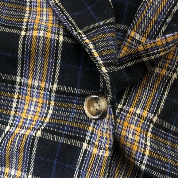 COPY - SHEIN SINGLE BUTTON TARTAN BLOUSE & SKIRT … - Picture 4 of 6